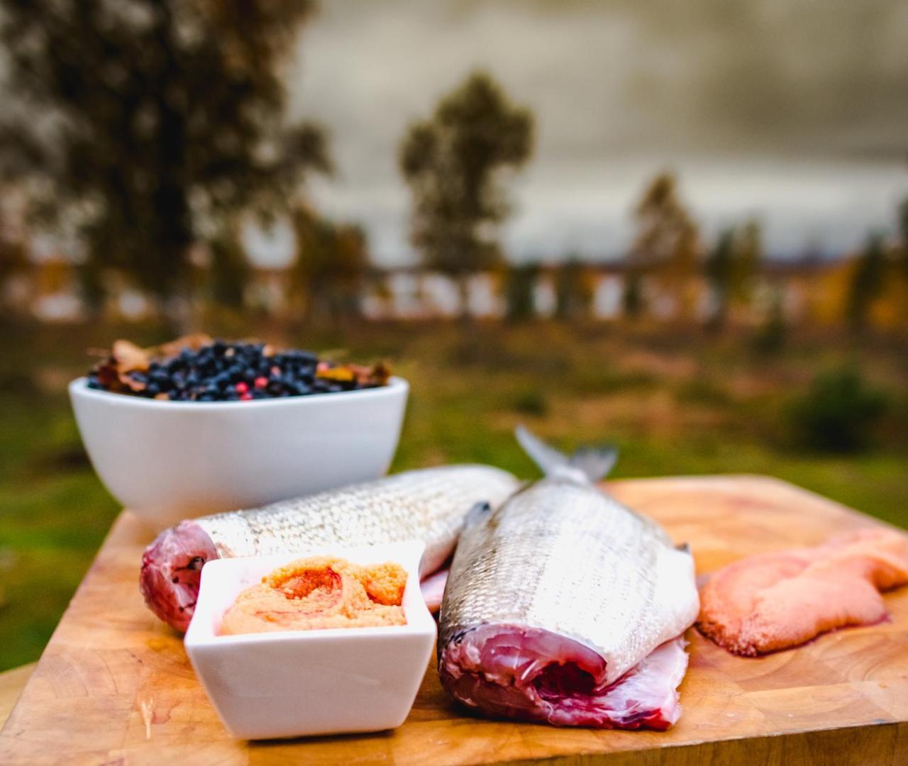Arctic Gourmet Cabin Kiruna Buitenkant foto