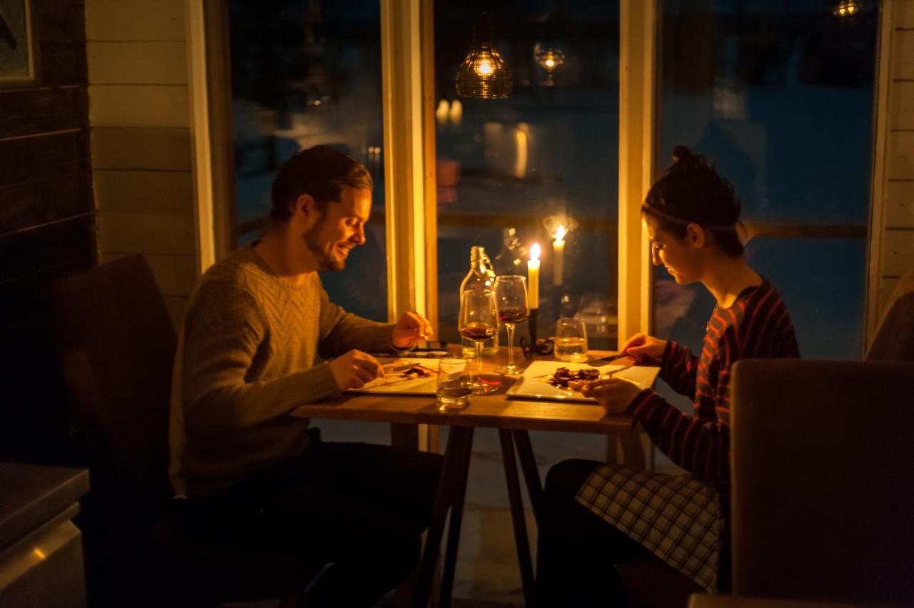 Arctic Gourmet Cabin Kiruna Buitenkant foto