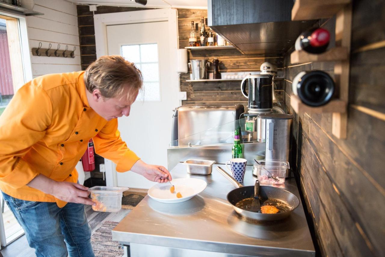Arctic Gourmet Cabin Kiruna Buitenkant foto