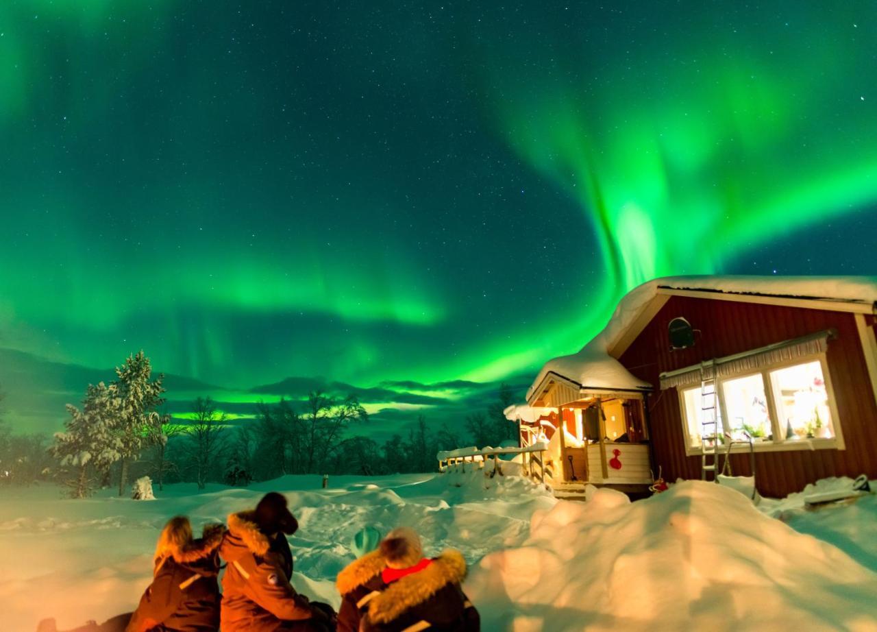 Arctic Gourmet Cabin Kiruna Buitenkant foto