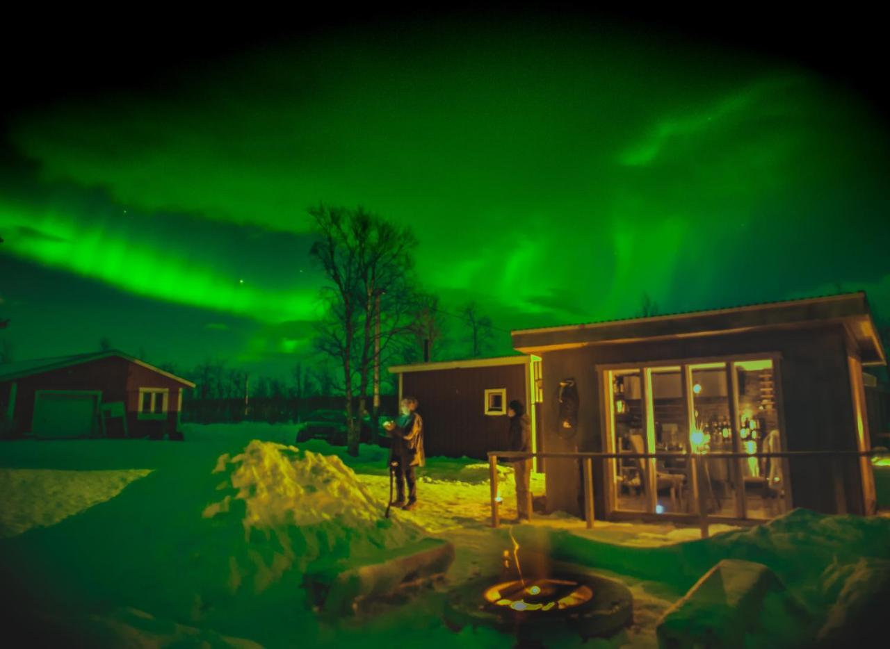 Arctic Gourmet Cabin Kiruna Buitenkant foto