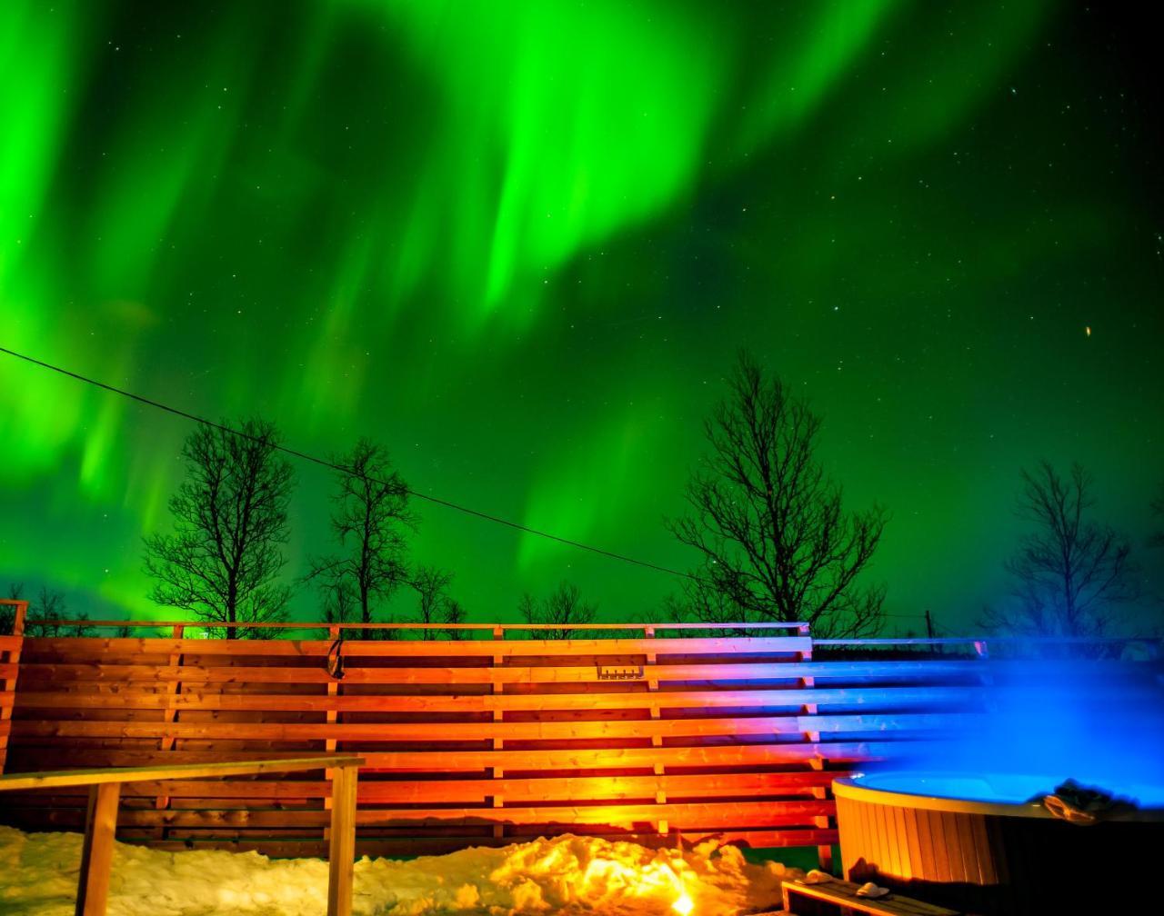 Arctic Gourmet Cabin Kiruna Buitenkant foto